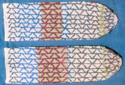 Knitted Socks, Amulet pattern, Corum